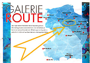 voorbeeld van de Galerie Route